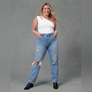 Abercrombie & Fitch The Dad High Rise in Curve Love